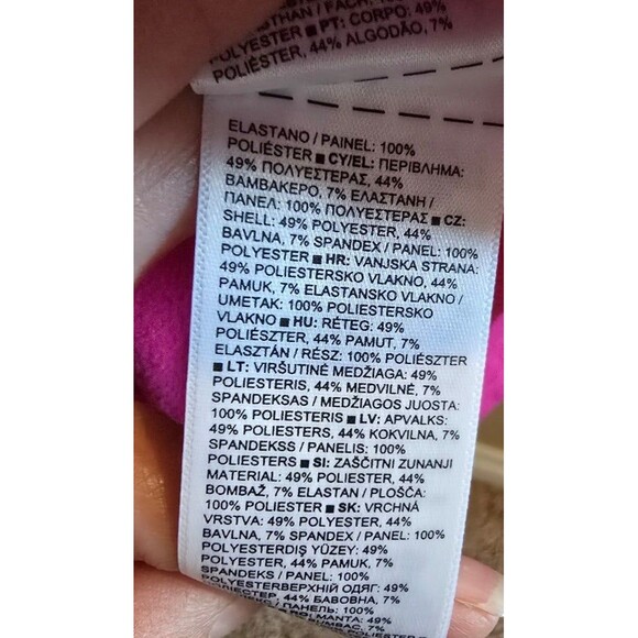 Athleta triumph Hybrid Half Zip Sweatshirt Hot Pink Barbiecore Size Medi… - Picture 10 of 10